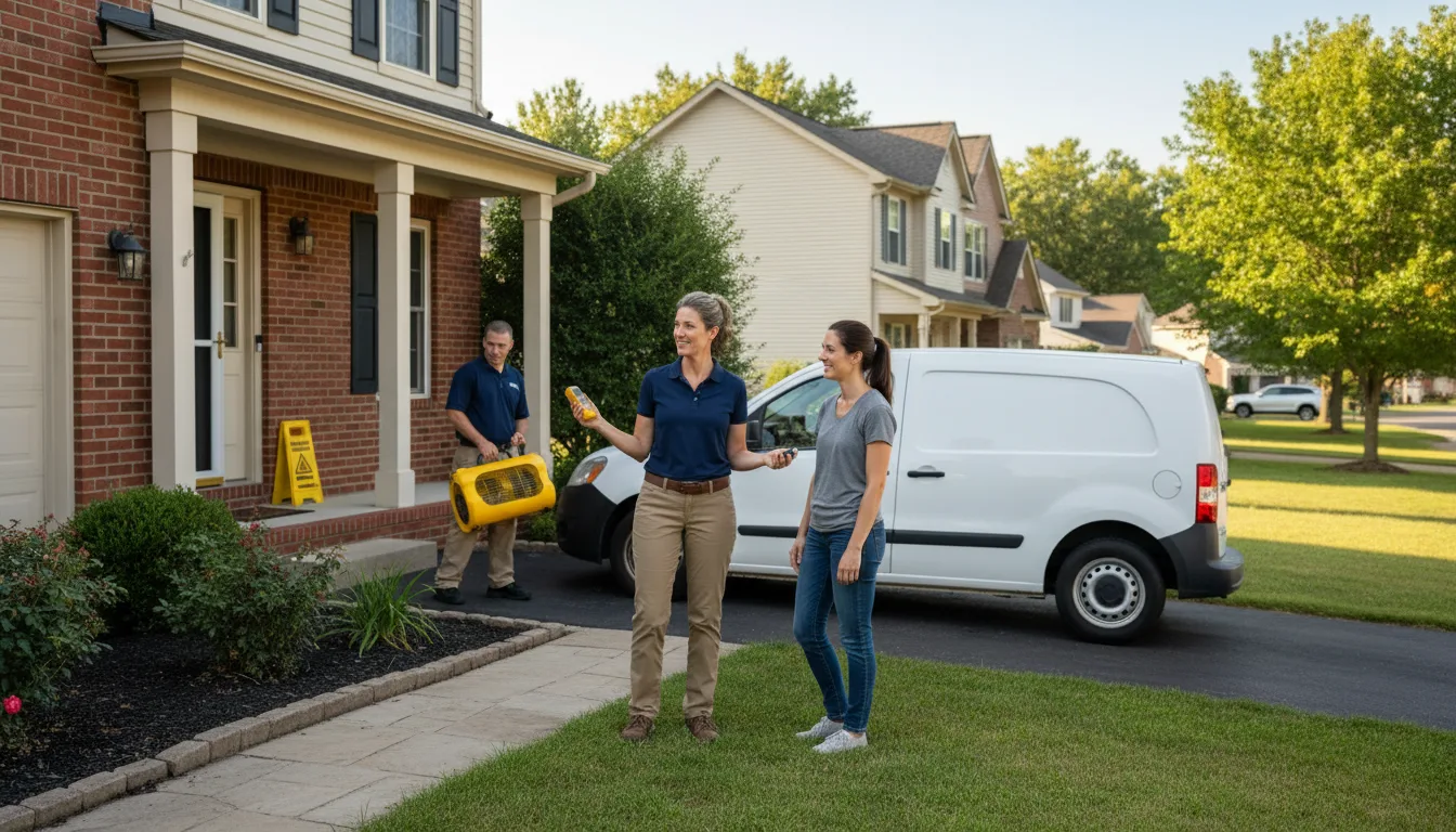 Residential water damage restoration in Cleveland, NY